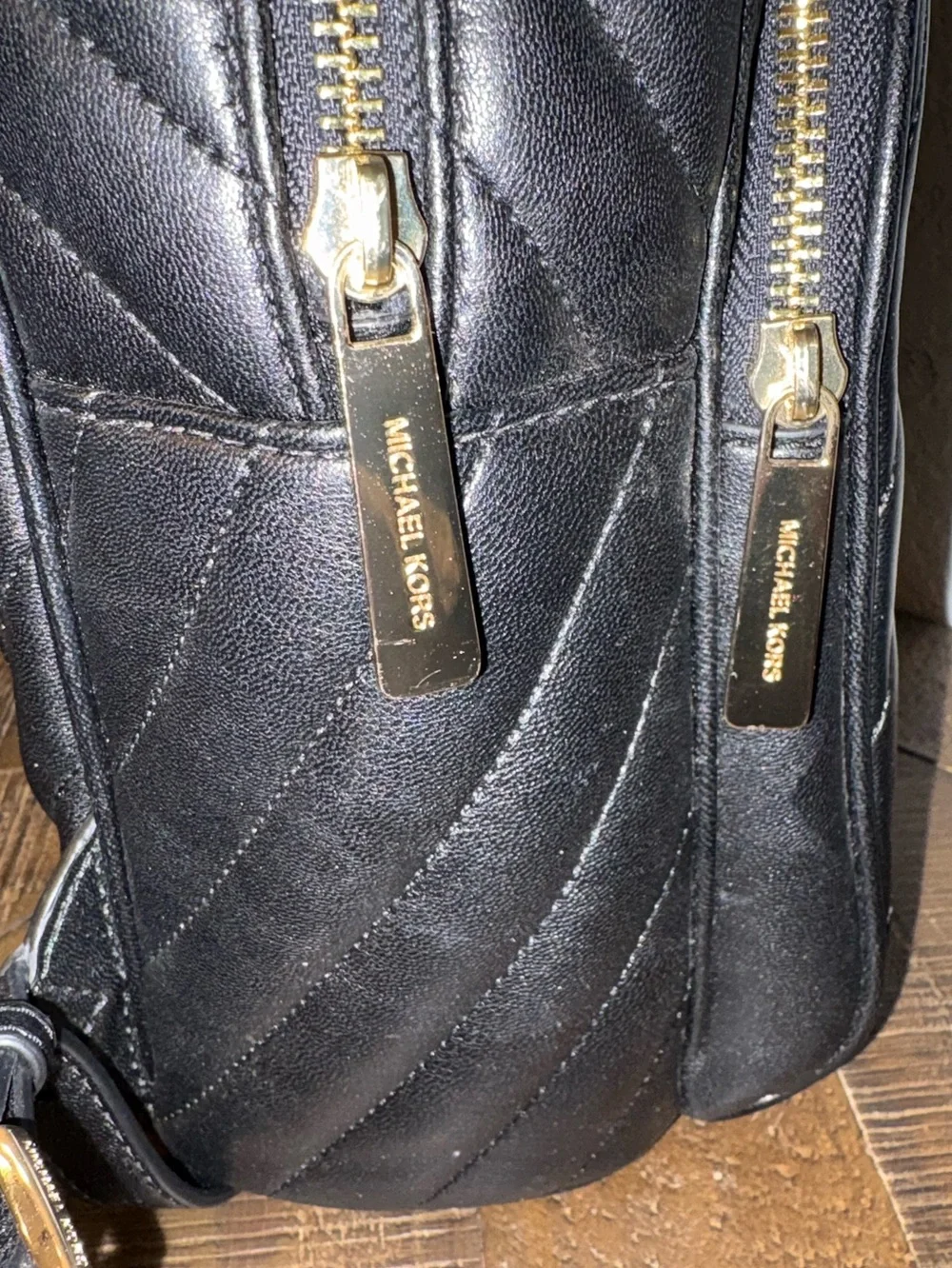 Michael Kors Quilted Leather Backpack | Black | Gold Hardware | NWOT ✨